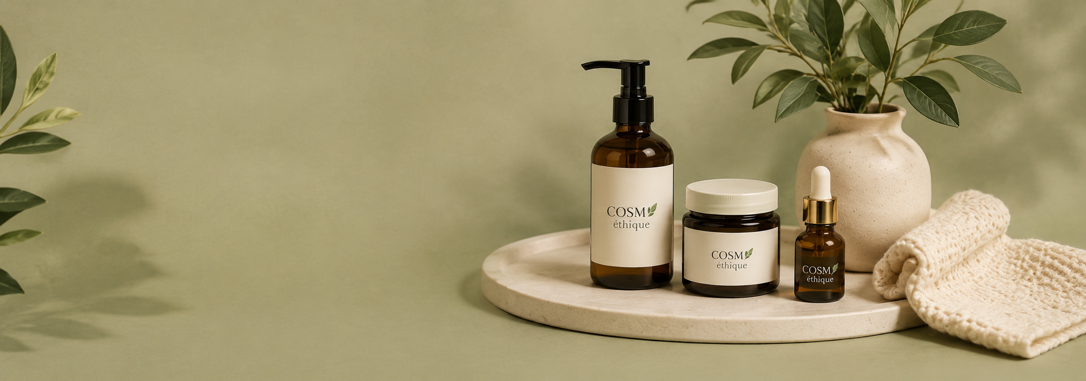 Pack de produits skincare Cosm’éthique