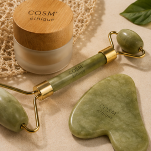 Gua Sha en pierre naturelle Cosm’éthique pour massage du visage